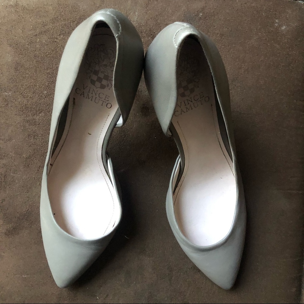 Vince Camuto Pointed Toe Heels - Taupe